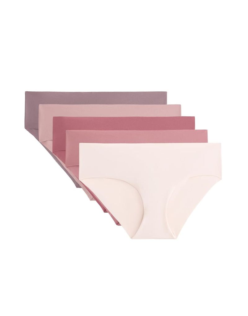 Er-Pack unsichtbare Hipster-Slips aus Polyamidmix in Staubrosa Rosa L
