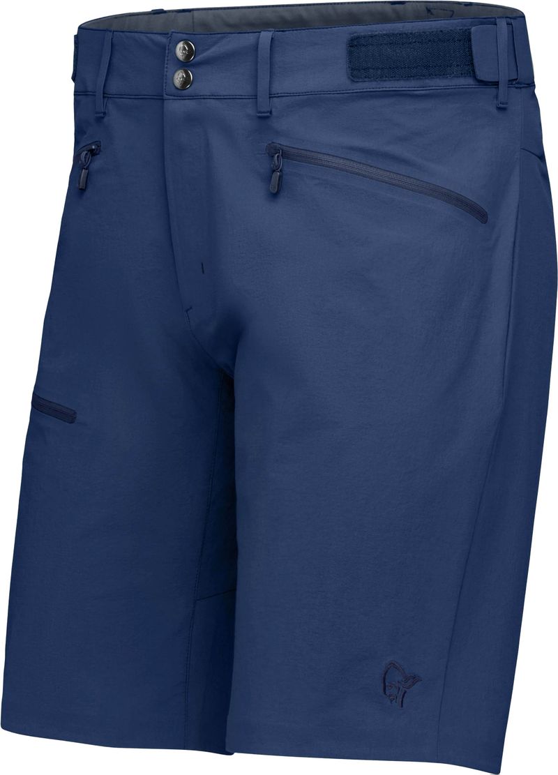 Norrona - Short softshell polyvalent - Falketind Flex1 Shorts M Indigo Night en Softshell - Taille S - Navy