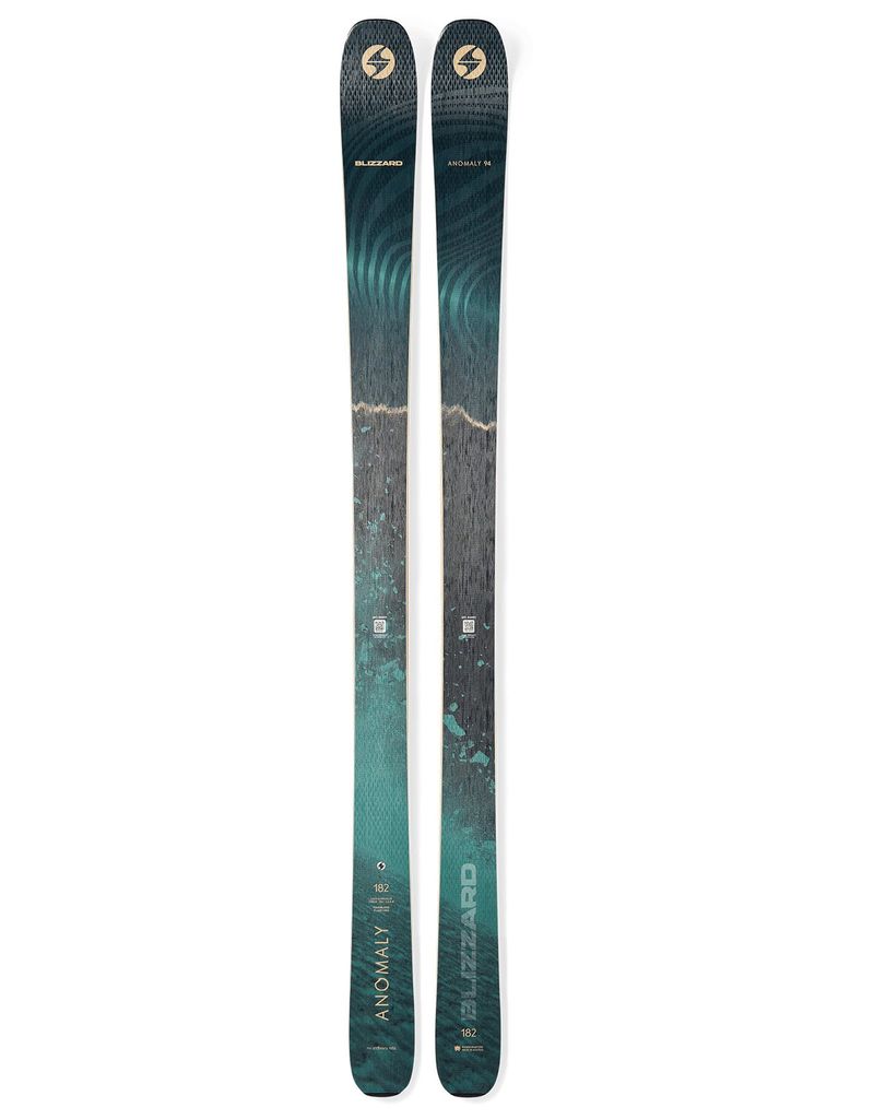 Skis all-mountain - Anomaly 94 2026 en Bois - Taille 176 cm - Vert