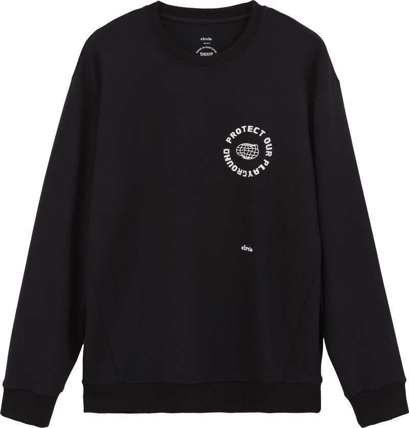Sweat confortable - Crew Neck Get Lucky M Onyx Black - Taille M - Noir