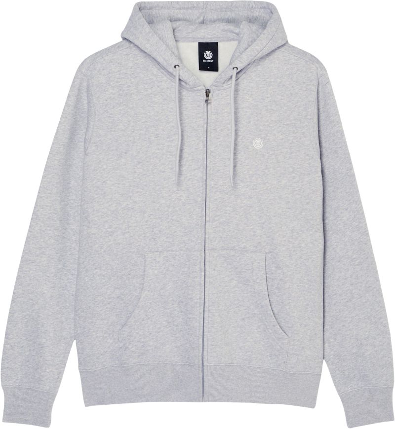 Sweat à capuche - Icon Embroidery Zipped Sweatshirt Mid Grey Heather en Coton - Taille L - Gris