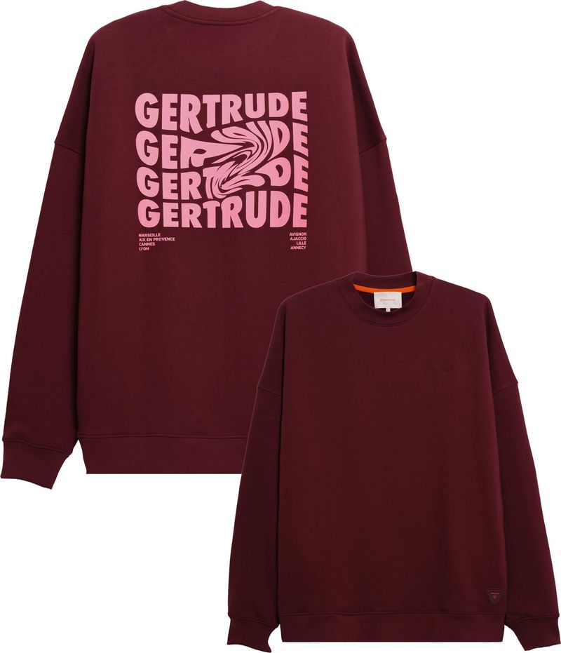 Sweat en coton - Ruben Fluidity Bordeaux en Coton - Taille S