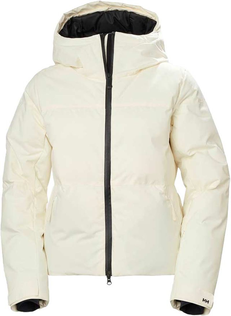 Veste de ski isolée et imperméable - W Nora Short Puffy Jacket Snow - Taille M - Beige