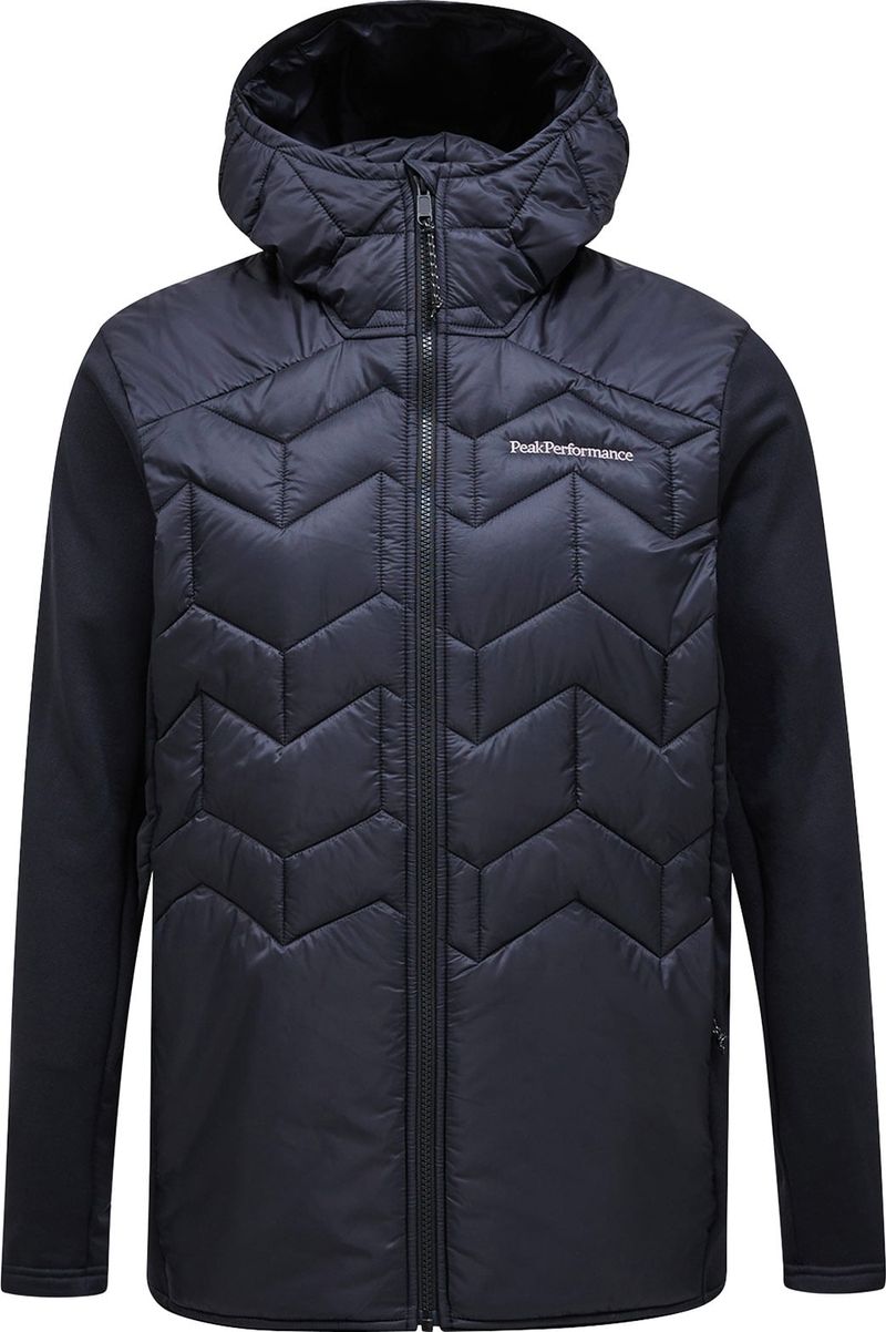 Doudoune isolante et polyvalente - M Elevate Liner Hybrid Hood Jacket Black - Taille L - Noir