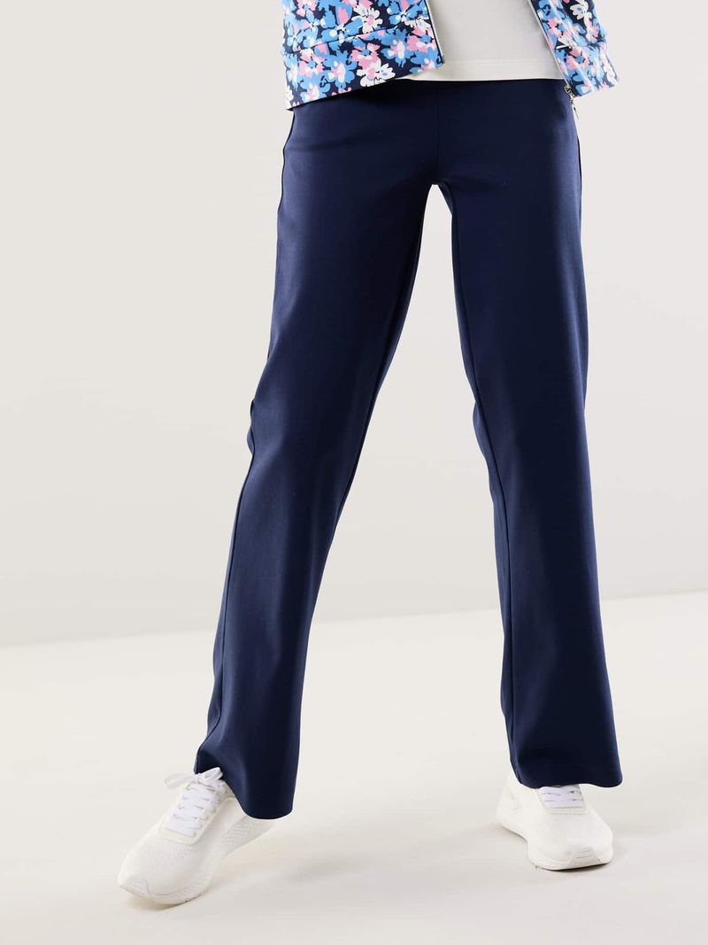 Baumwollstretch Marlenehose, normale Größen, Farbe Blau, 50, viel Bewegungsfreiheit weich und elastisch Damen