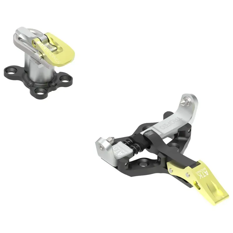 Fixations De Ski De Randonnée Trofeo 8 Black White Yellow One Size Homme