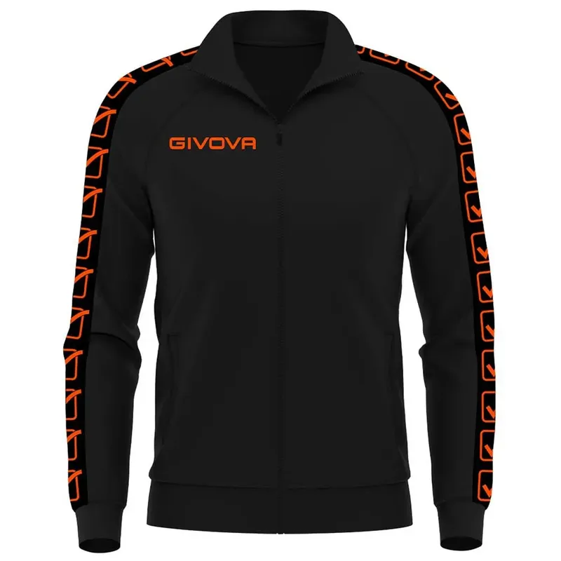 Veste Tricot Band Black / Fluor Orange 3XL