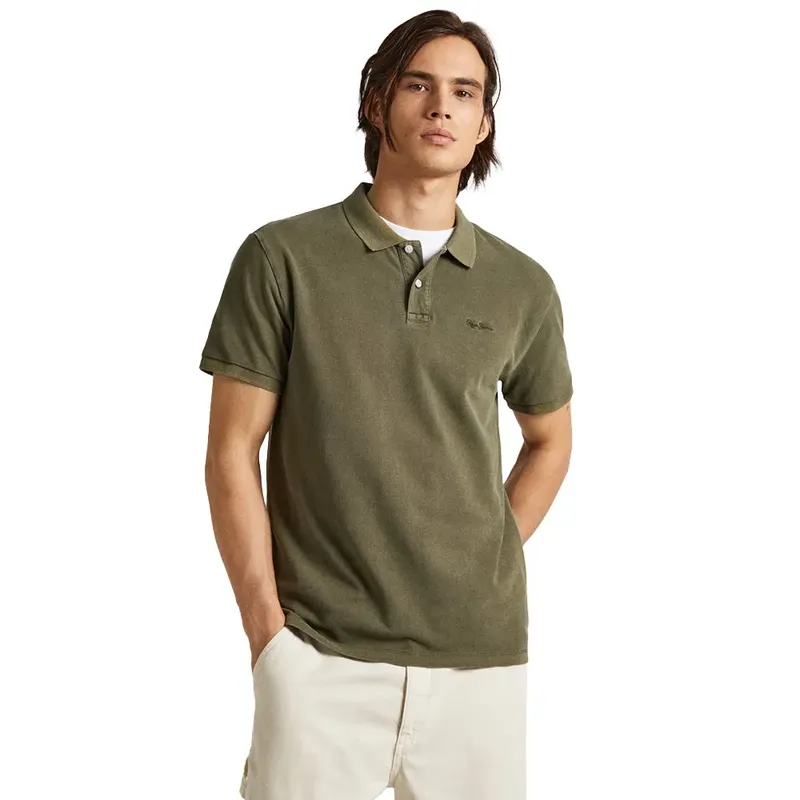 Polo A Maniche Corte New Oliver Gd Military Green L