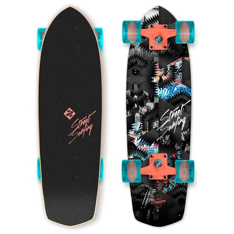 Planche à Roulettes Cruiser Kicktail 28´ Urban Lover Black One Size unisex