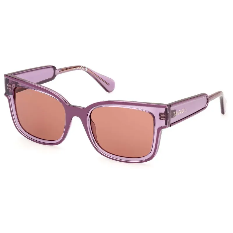 Lunettes De Soleil Mo0098 Shiny Violet / Brown One Size