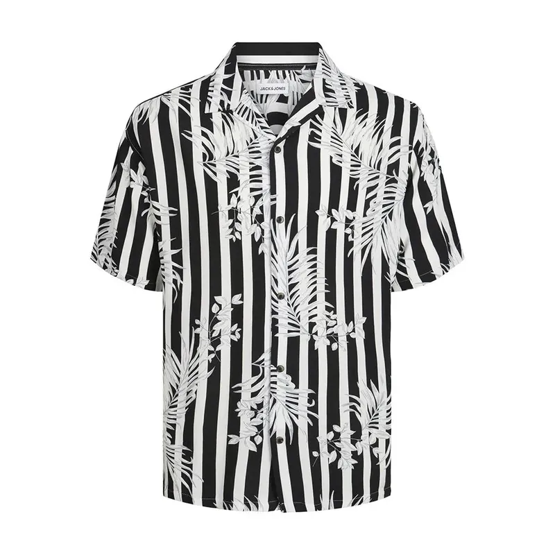 Chemise à Manches Courtes Resort Black XL