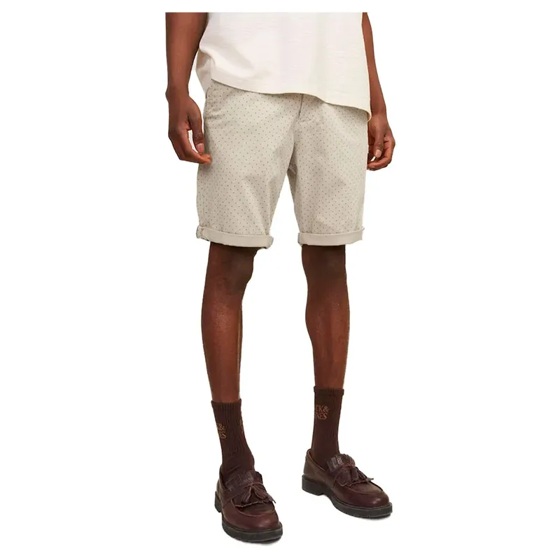 Shorts Chino Bowie Sa Printed Mid Oxford Tan L