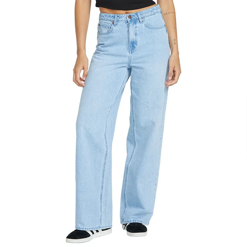 Jeans Taille Haute Stoned Boyfriend Blue Bird 26