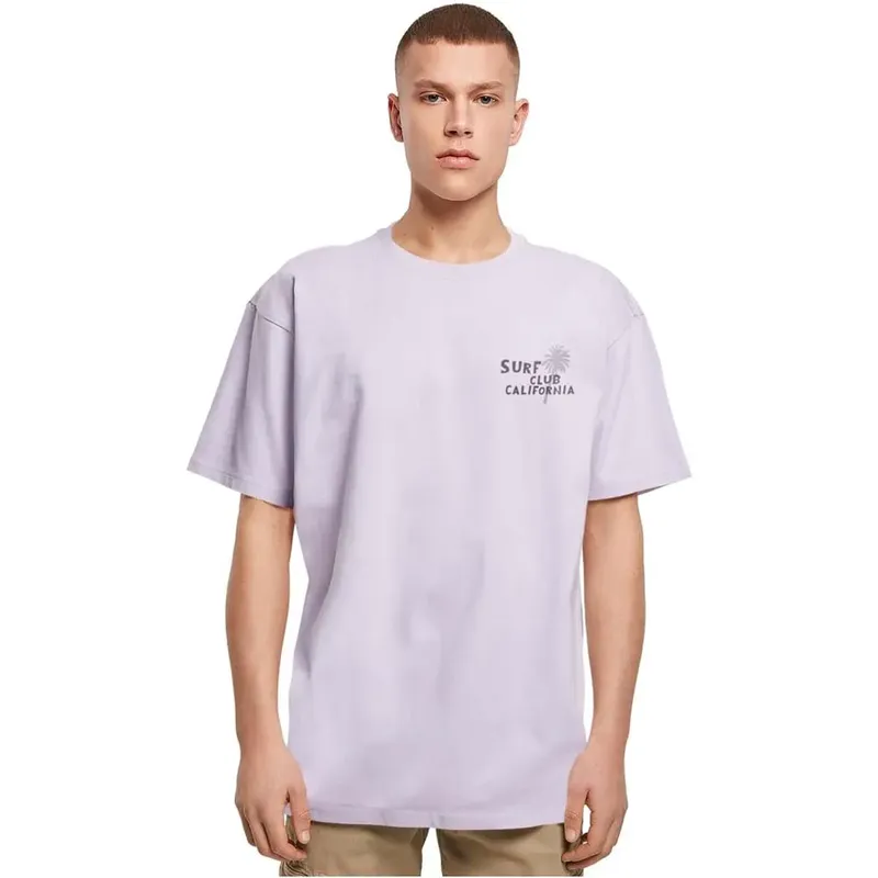 Maglietta A Maniche Corte Surf Club California Oversized Lilac L
