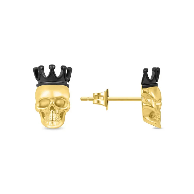 Boucles D´oreilles Iconic Golden / Black One Size
