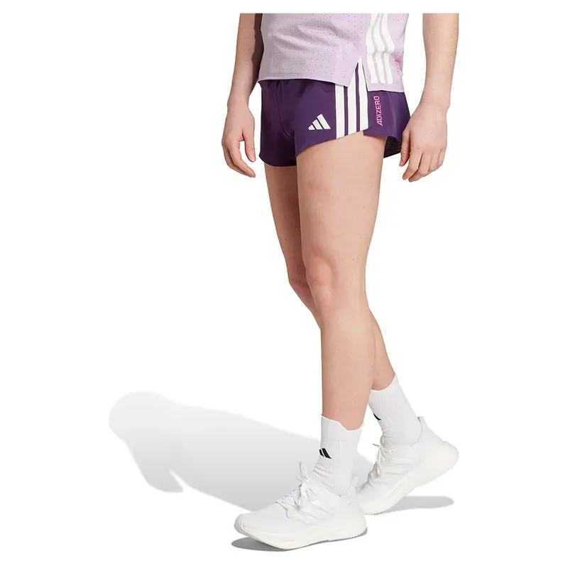 Pantaloni Corti Adizero Gel Pocket 2´´ Aurora Plum M