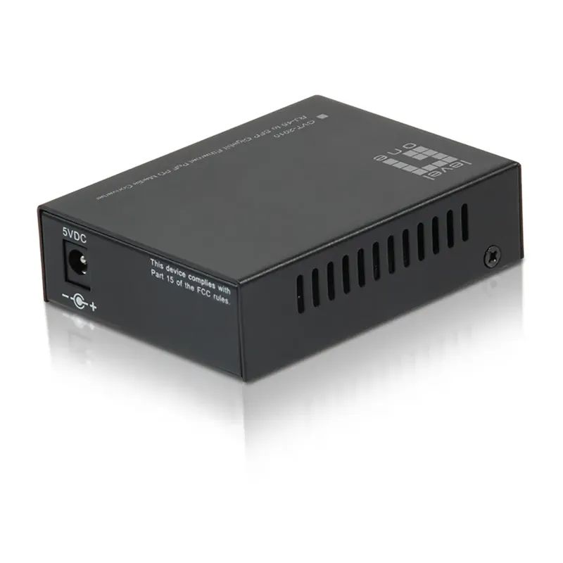 Level One Convertisseur De Média Fibre Optique Gvt-2010 Black One Size unisex