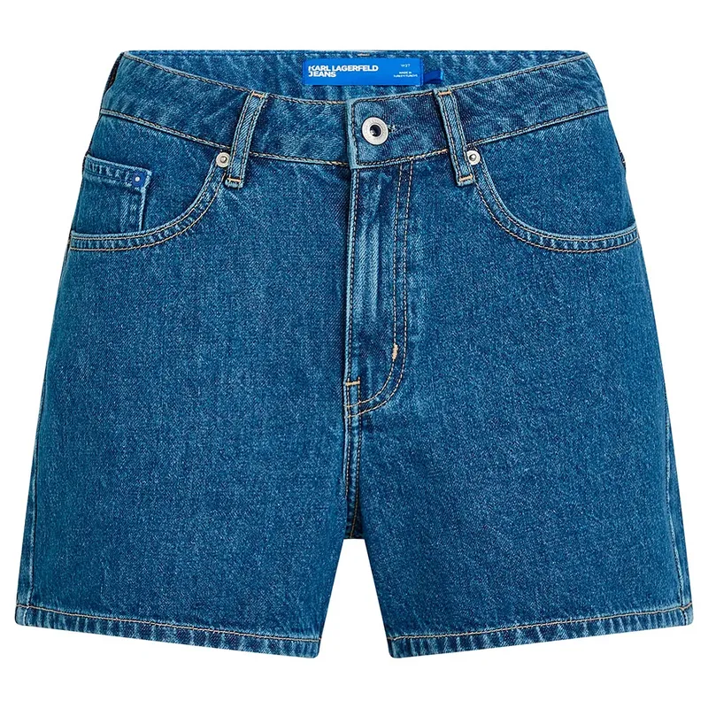 Karl Jeans Jeans Corti A Vita Alta B2w10067 Mid Blue 28