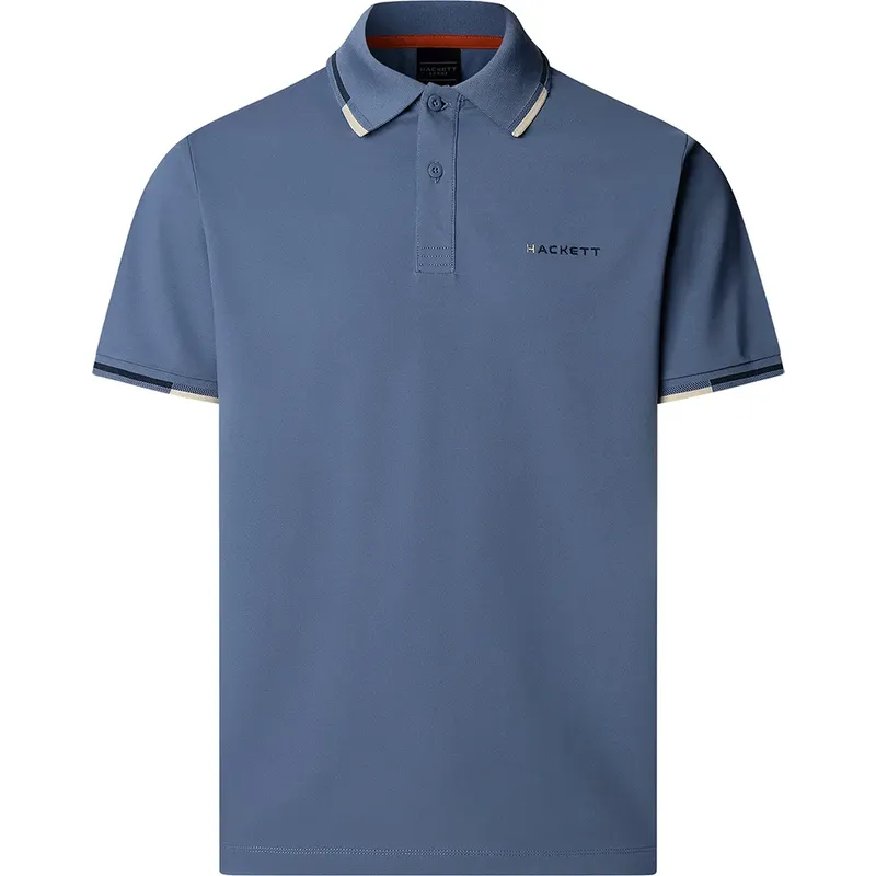 Polo à Manches Courtes Coast Tipped Ozzy Blue 3XL