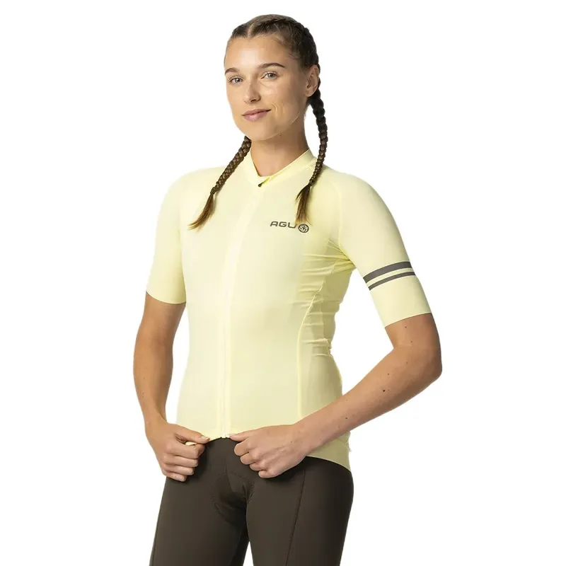 Maglia A Maniche Corte Solid Performance Celestial Yellow