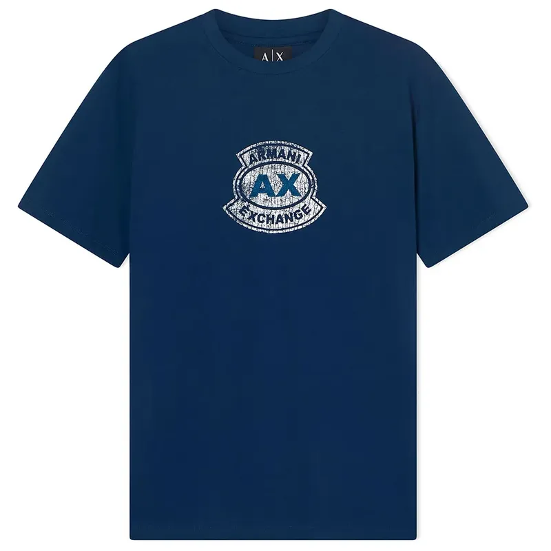 Exchange Maglietta A Maniche Corte Xm002776_af10356 Dress Blues 2XL