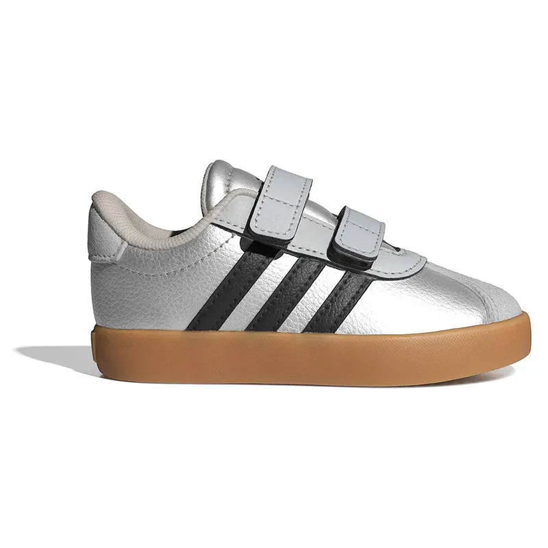 Scarpe Da Ginnastica Per Neonati Vl Court 3.0 Silver Met / Core Black / Lgh Solid Grey EU 25 1/2