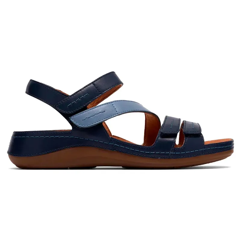 Sandales Compensées Cecily Blue / Multicolor EU 41