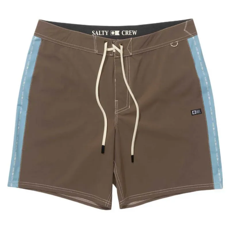 Short De Bain Channel Boardshort Dark Brown 28 Homme