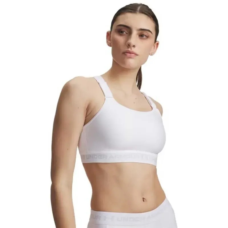 Soutien-gorge De Sport à Fort Impact Heatgear White S