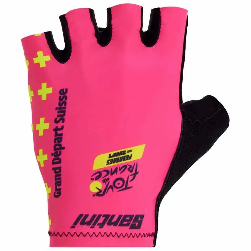 Guanti Corti Tdffaz Grand Départ Suisse Fuchsia