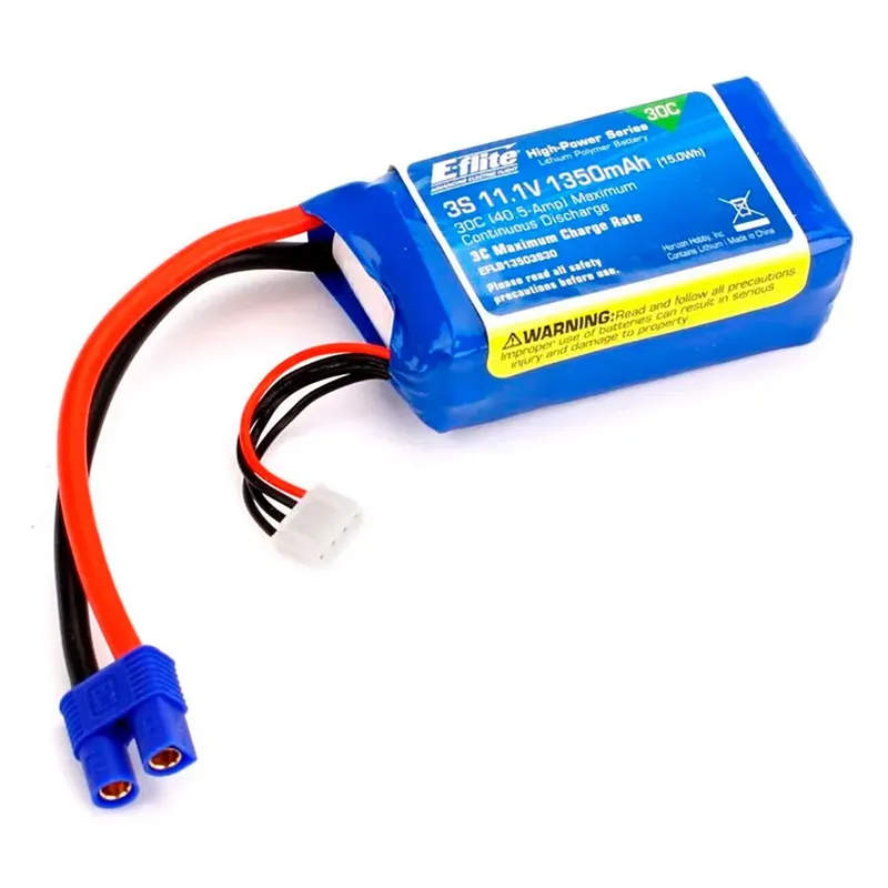 Batterie 1350mah 3s 11.1v 30c Lipo 13awg Ec3 Black One Size unisex