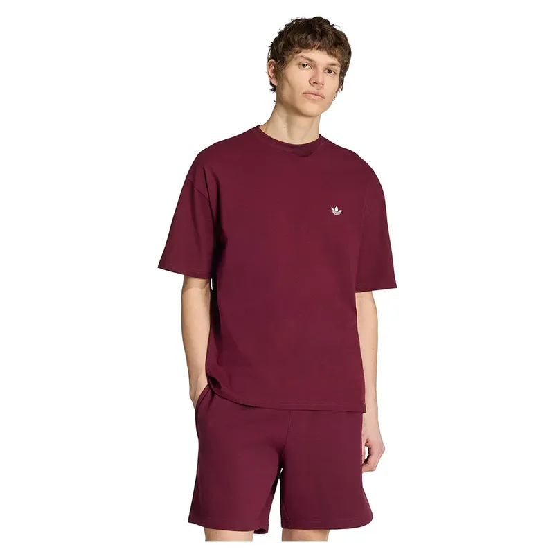 Originals Maglietta A Maniche Corte Trefoil Essentials Loose Maroon M