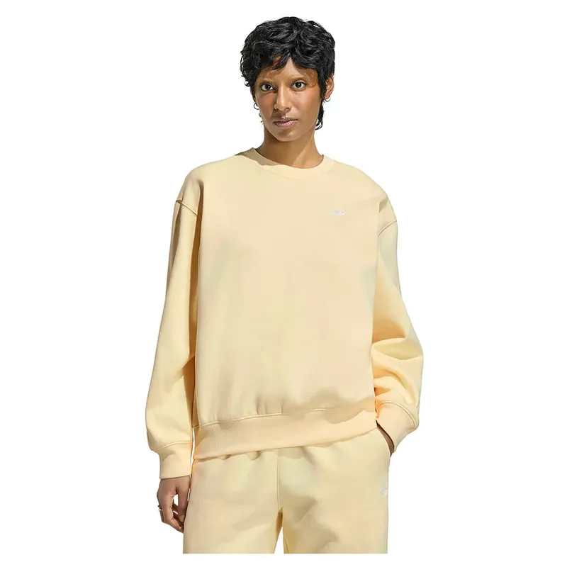 Originals Felpa Essentials Crew Long Fleece Oversized Warm Vanilla M