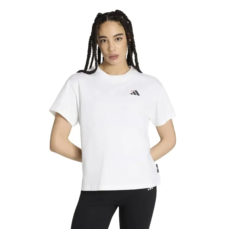 Maglietta A Maniche Corte Embroidery Pack Loose Graphic White S