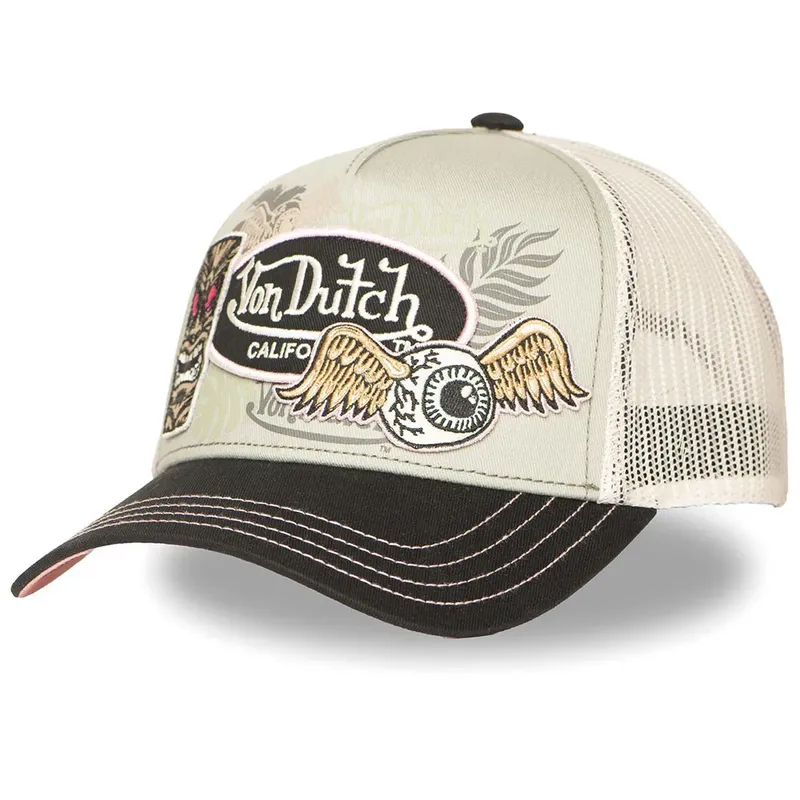 Casquette Vd/1/ct/patches/13 Beige / Black One Size unisex
