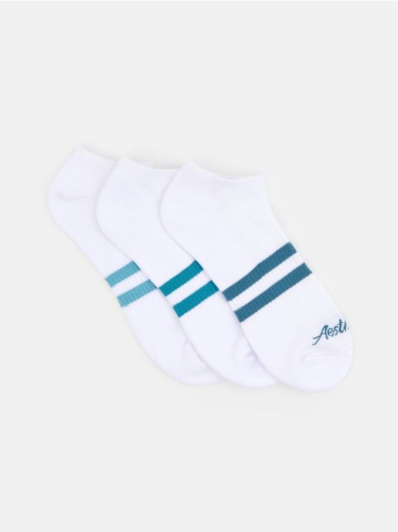Calzini corti 3 pack - bianco