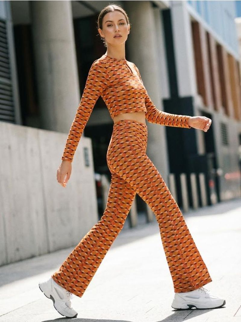 Leggings a zampa - multicolor