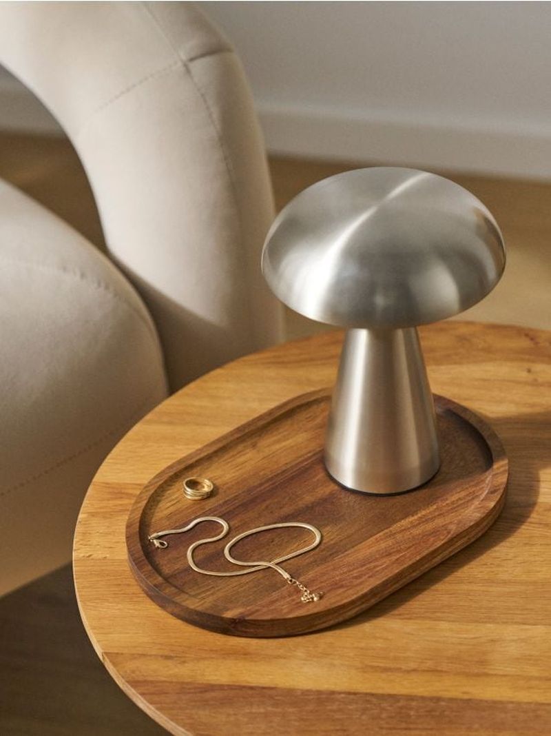 Vassoio decorativo in legno - marrone