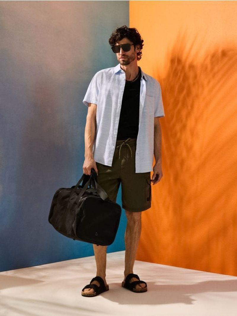 Borsa sportiva con tracolla regolabile - nero