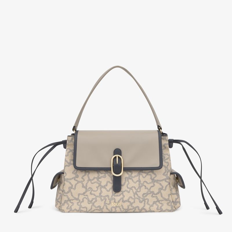 Kleine Taupefarbene Shoppingbag Kaos Icon